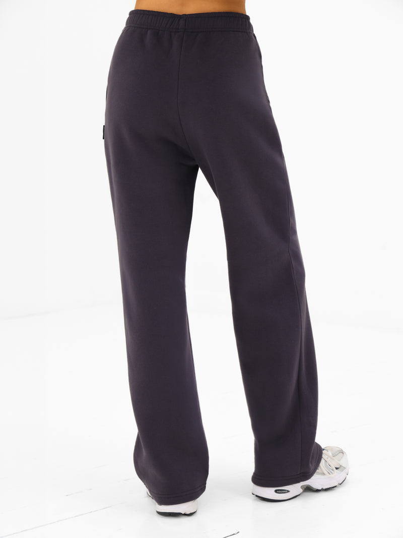 Isabel Wide Leg Sweatpants - True Navy