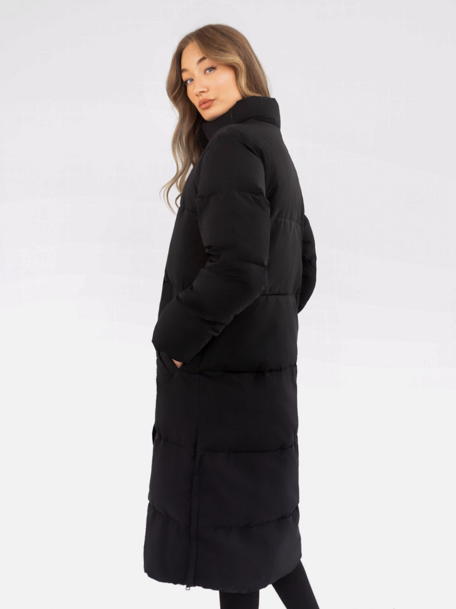 Buy Blakely Black Ultimate Longline Puffer Coat Free delivery on