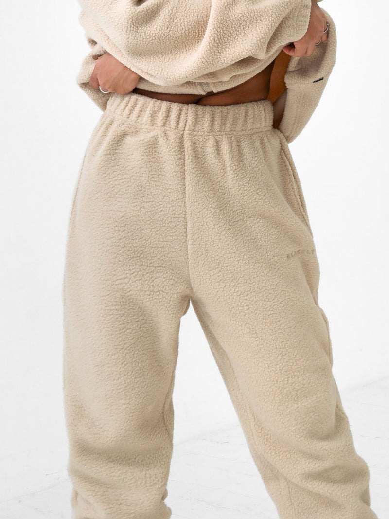 Borg Sweatpants - Sand