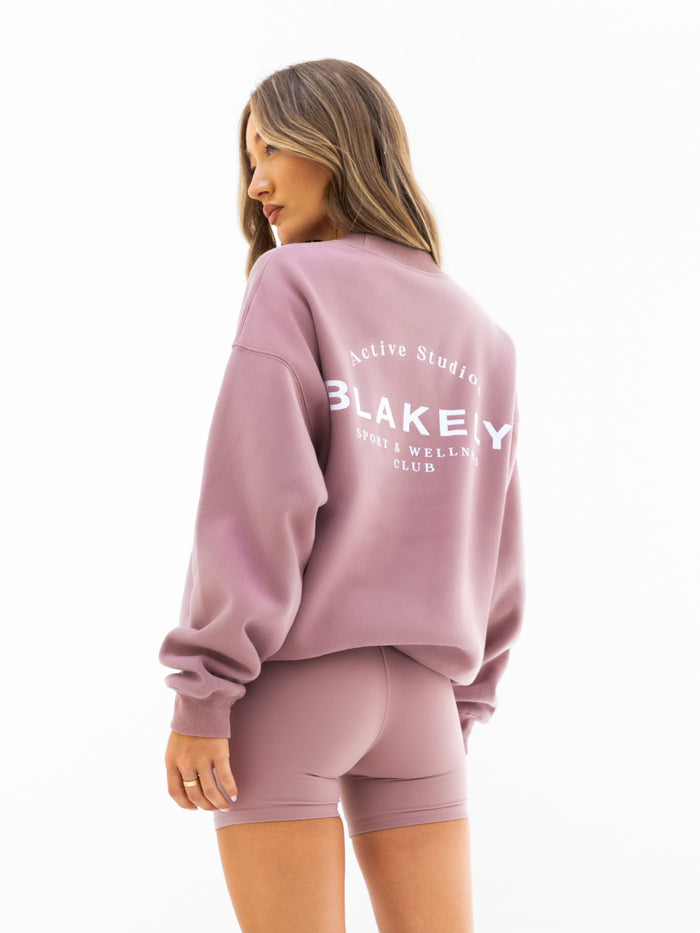 Active Studios Oversized Sweater - Dusty Pink