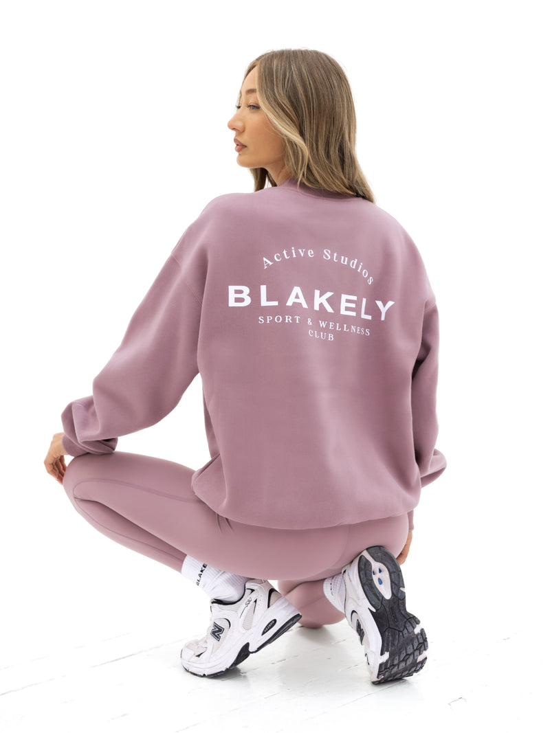 Active Studios Oversized Sweater - Dusty Pink