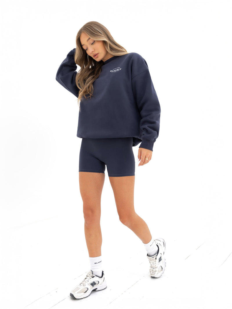 Active Studios Oversized Sweater - True Navy