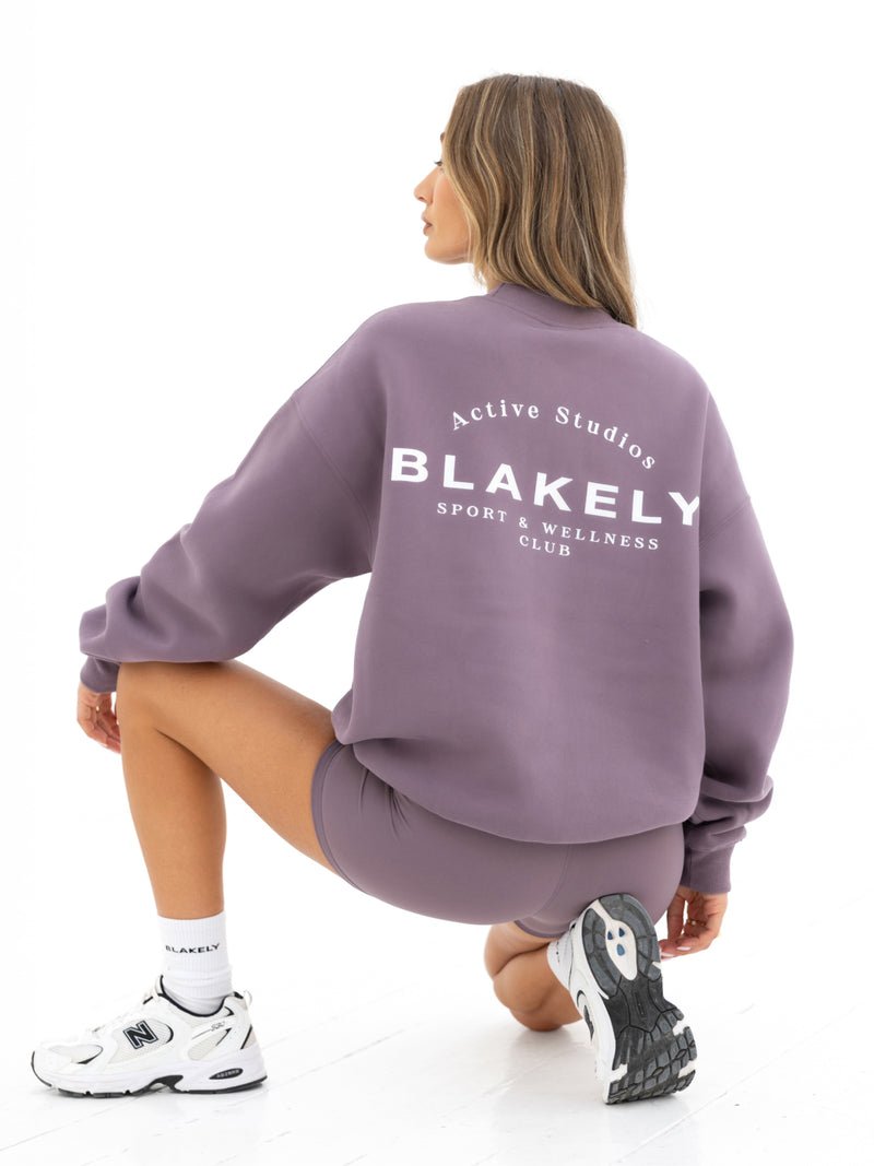 Active Studios Oversized Sweater - Grape