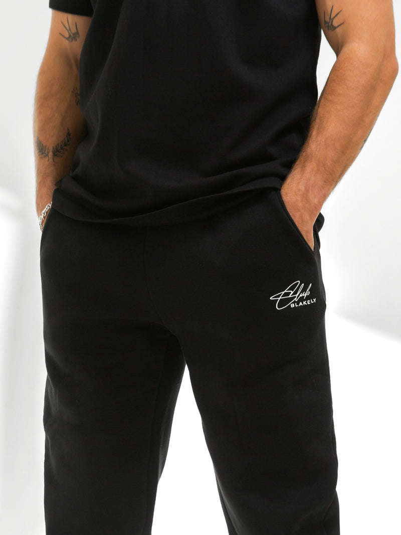 Club Relaxed Sweatpants - Black