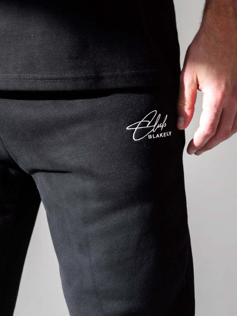 Club Relaxed Sweatpants - Black