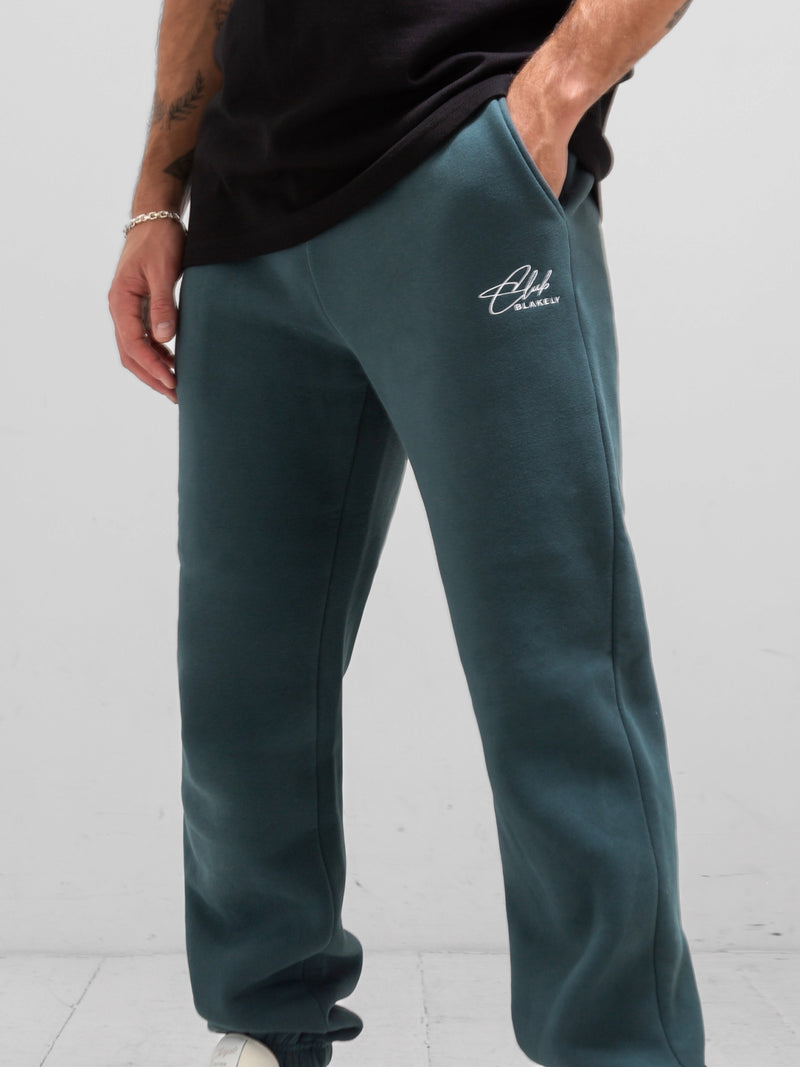 Club Relaxed Sweatpants - Teal Green