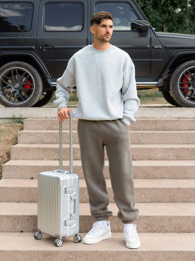 Blakely Basic Relaxed Cuffed Sweatpants - Safari Green
