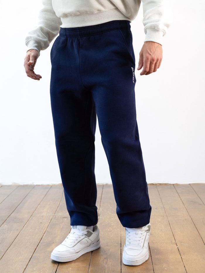 Italic Linear Relaxed Sweatpants - Navy