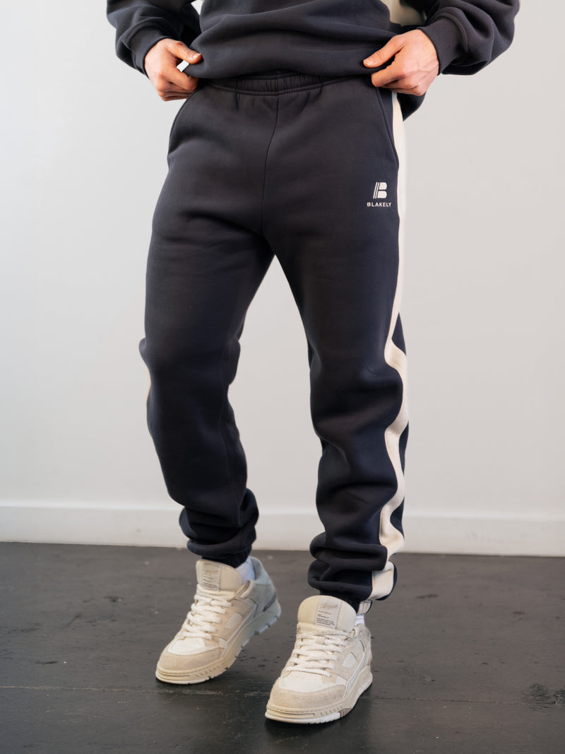 Panel Relaxed Sweatpants - True Navy