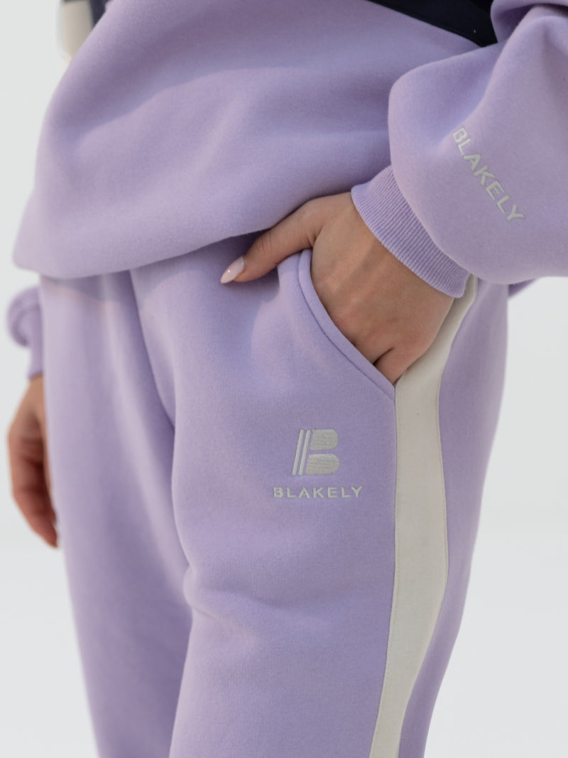 Panel Sweatpants - Violet