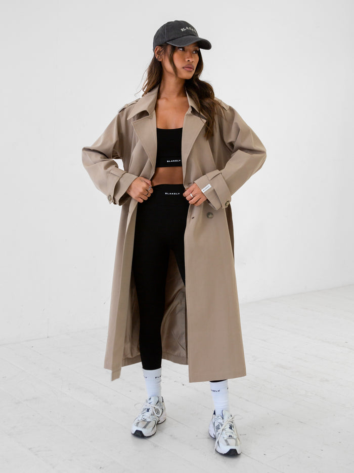 Amara Trench Coat - Beige