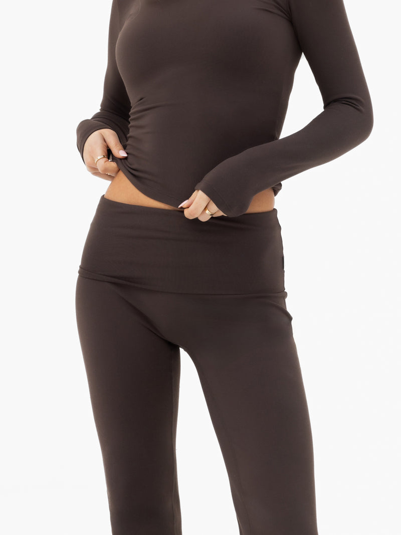 Ultimate Soft Lifestyle Flares - Chocolate Brown