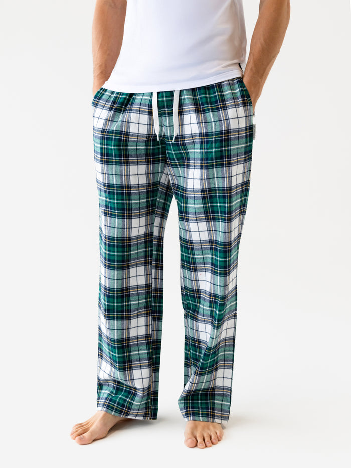 Chase Checked Trousers - Green Check