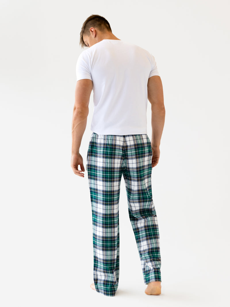 Chase Checked Trousers - Green Check