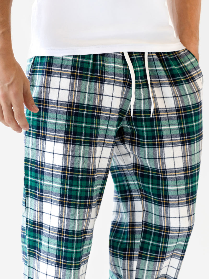Chase Checked Trousers - Green Check