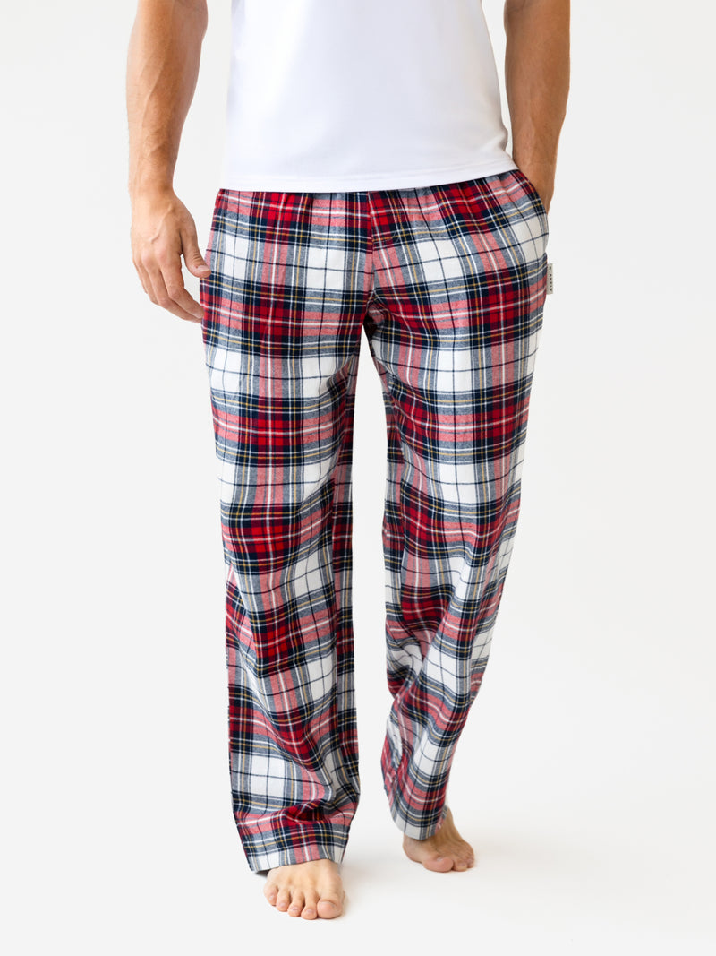 Chase Checked Trousers - Red Check