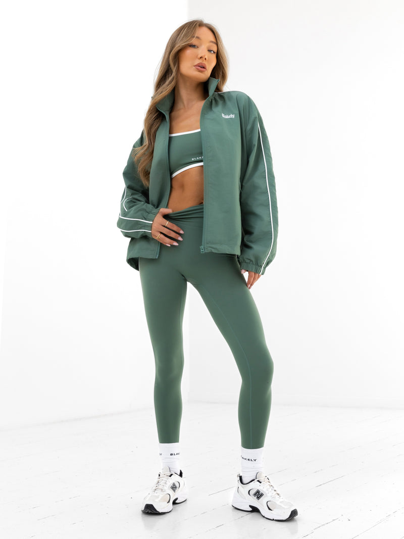 Jada Track Jacket - Vintage Green