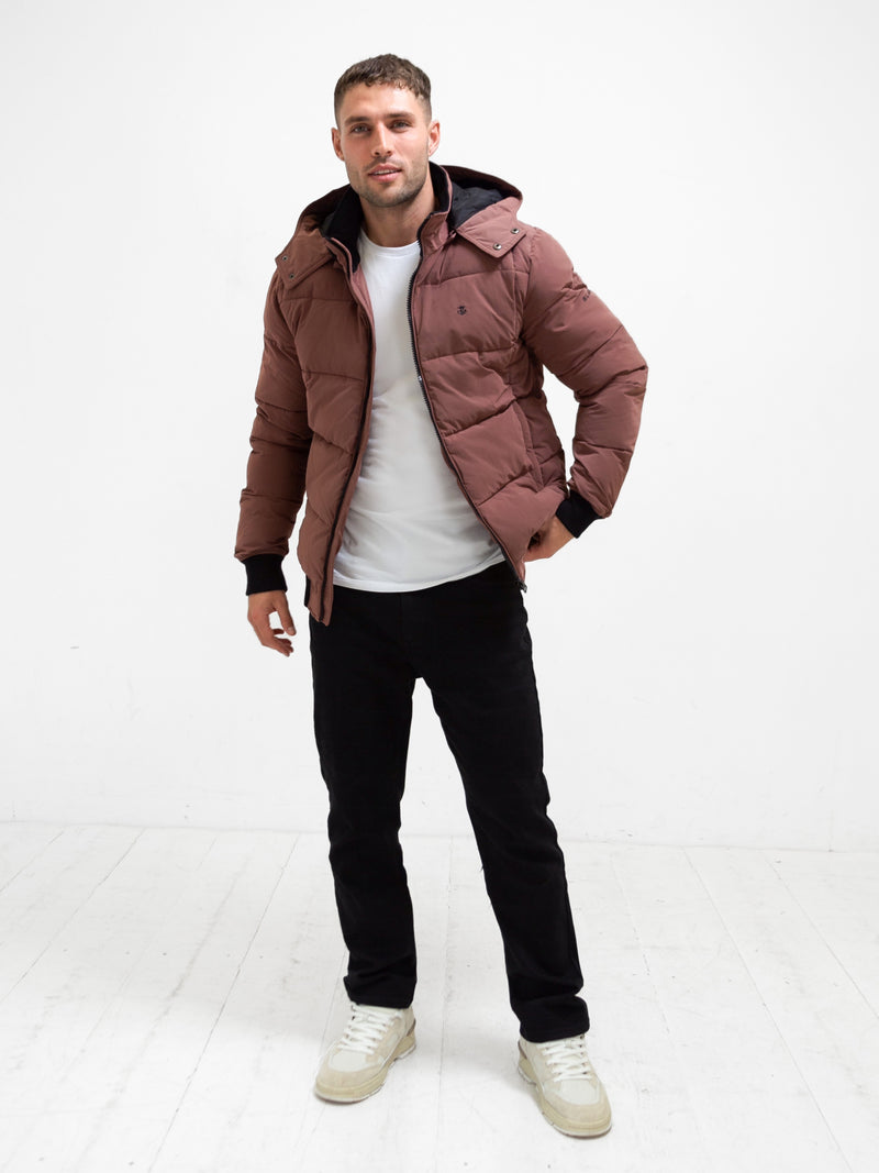 Ultimate Puffer Coat - Burgundy