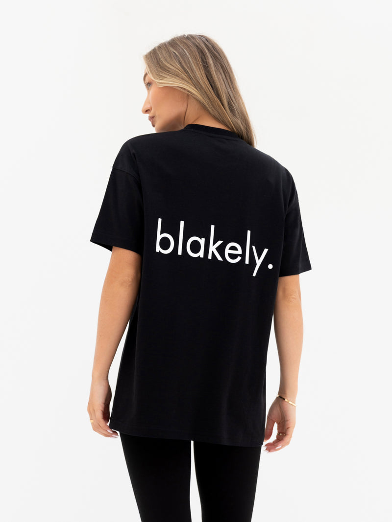 Thea Oversized T-Shirt - Black