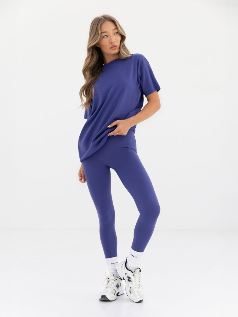 Thea Oversized T-Shirt - Bold Purple