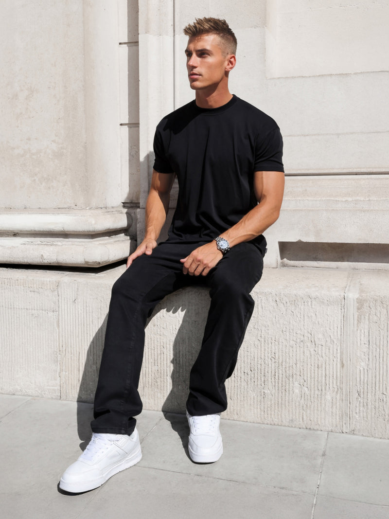 Enzo Relaxed T-Shirt - Black