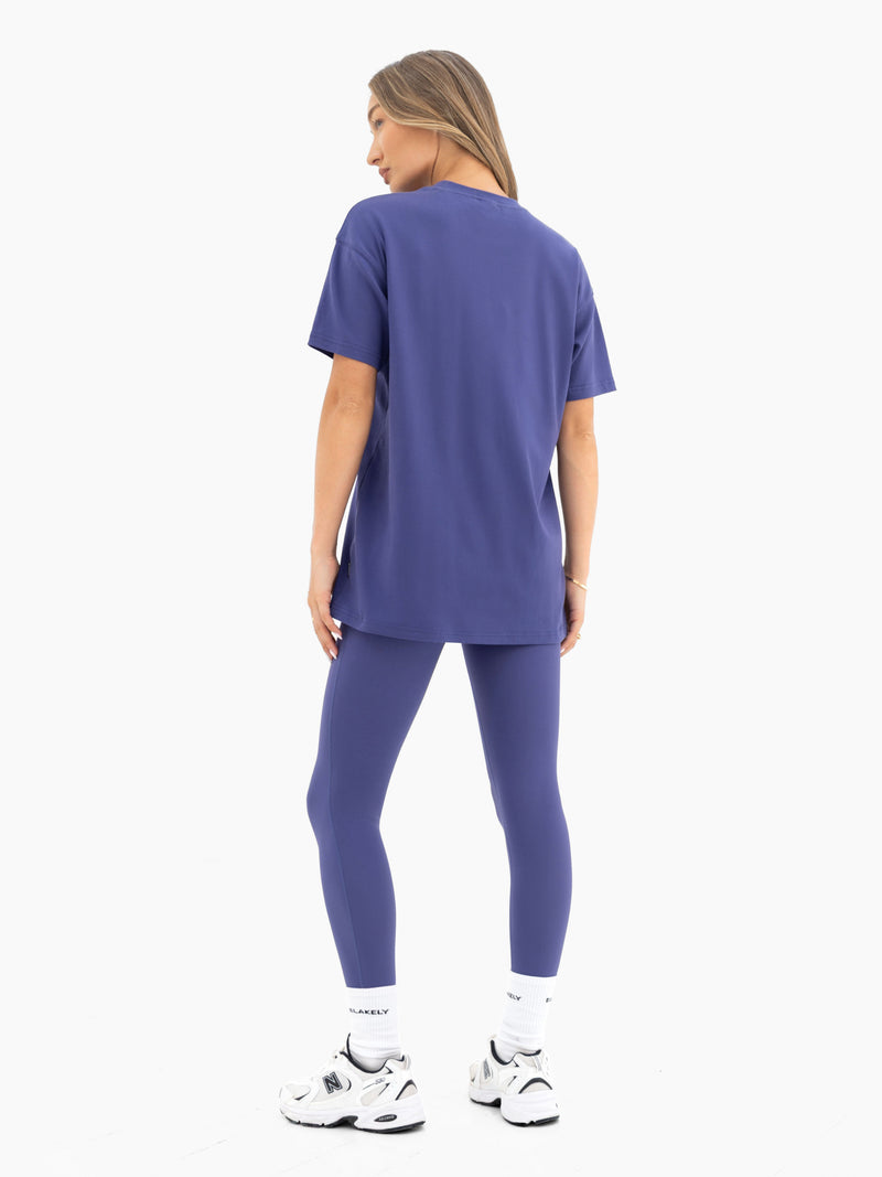 Freya Oversized T-Shirt - Bold Purple