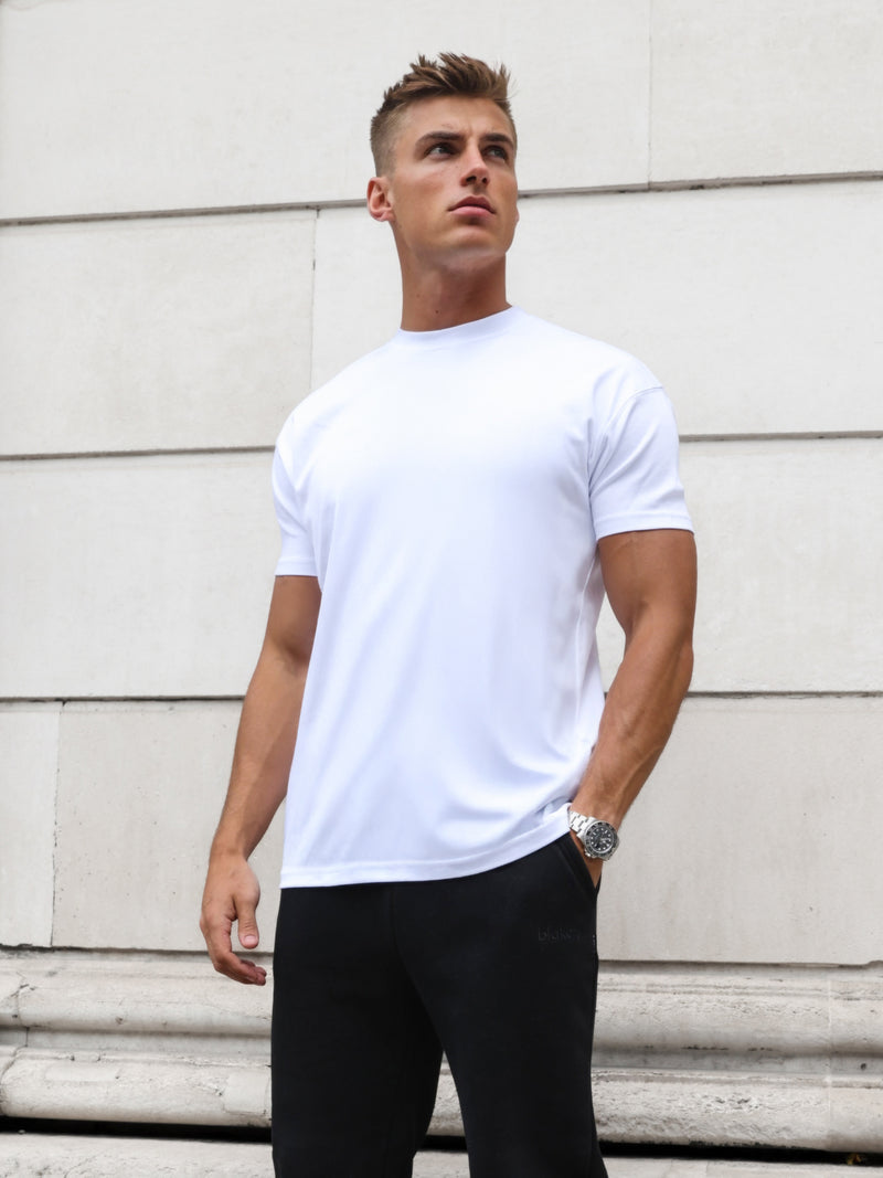 Enzo Relaxed T-Shirt - White & Black