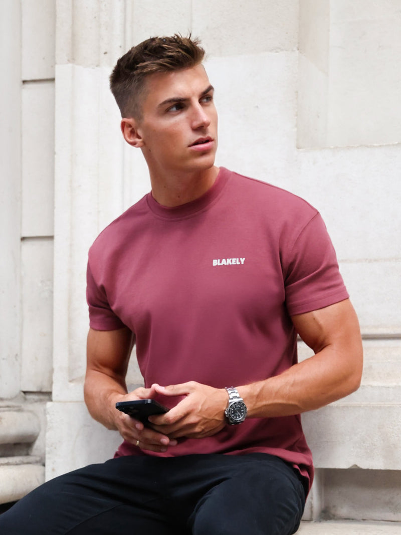 Arlo Relaxed T-Shirt - Dark Pink