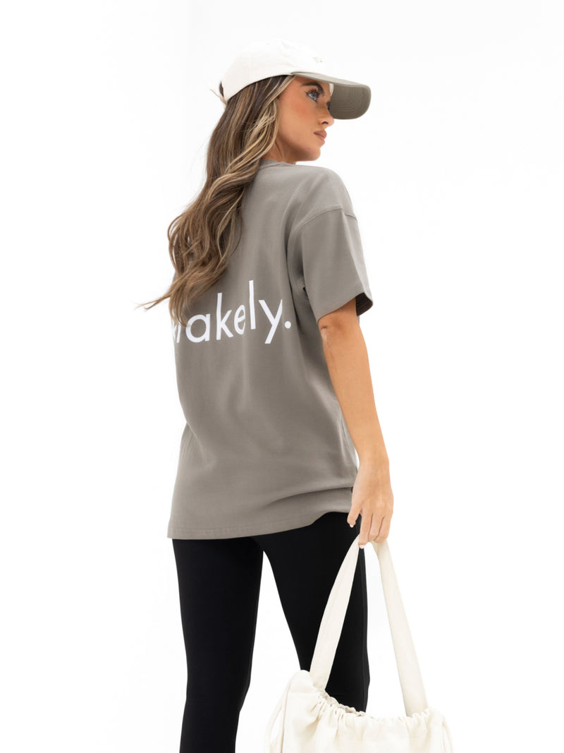 Lexi Oversized T-Shirt - Safari Green