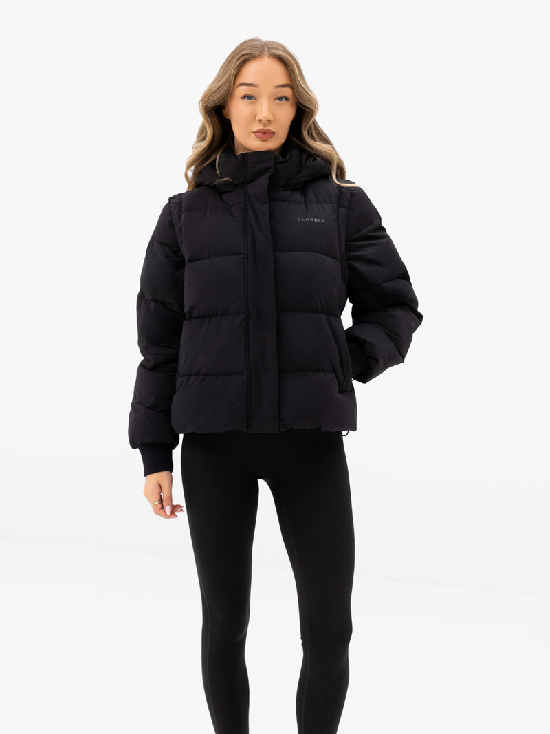 Multiway Puffer Coat 2 - Black