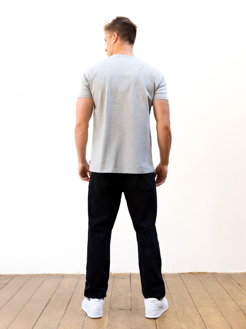 Sami Relaxed T-Shirt - Marl Grey