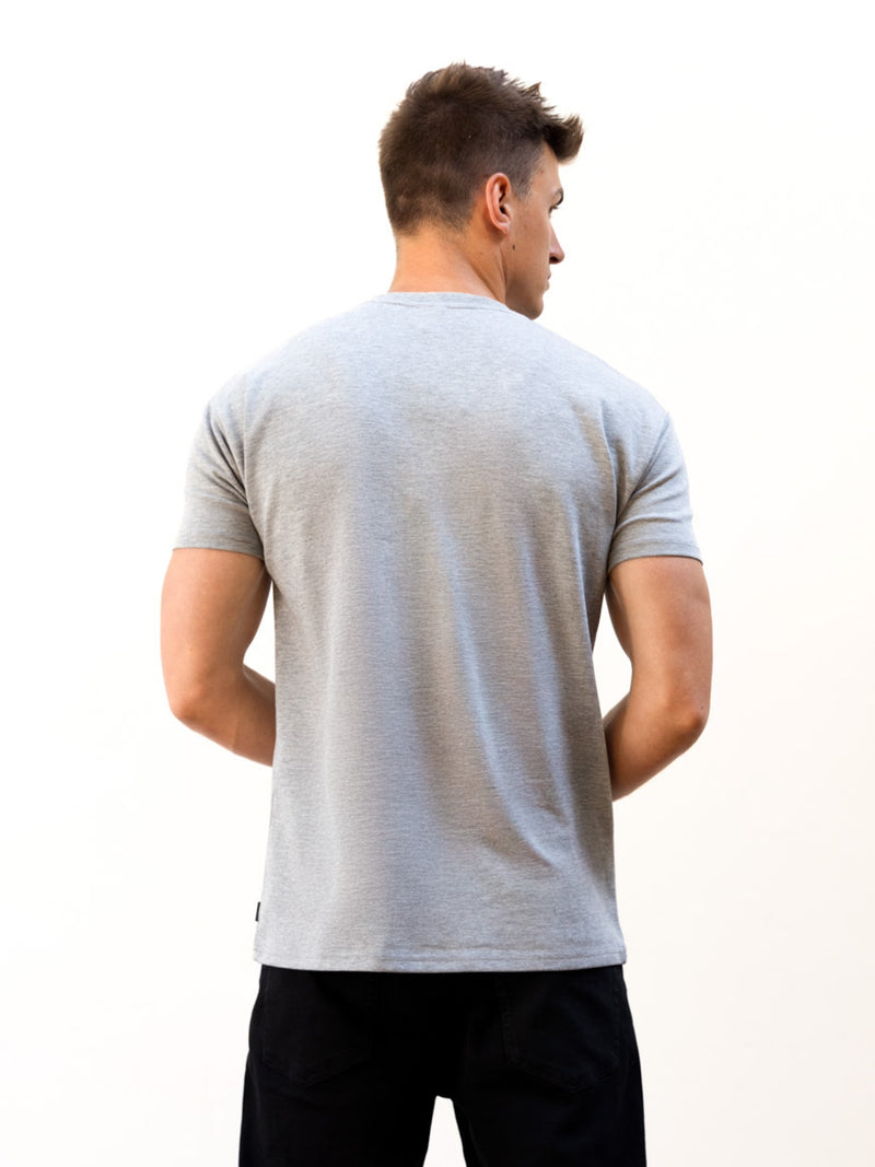 Sami Relaxed T-Shirt - Marl Grey