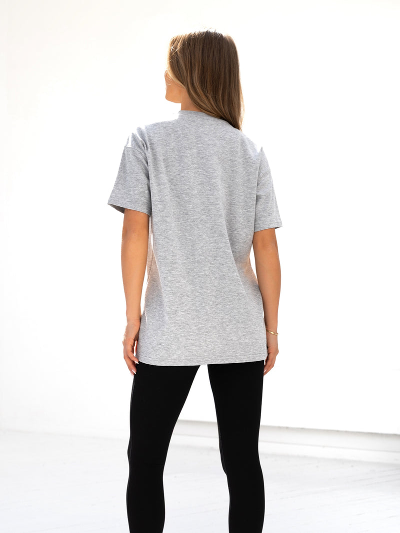 Sami Oversized T-Shirt - Marl Grey