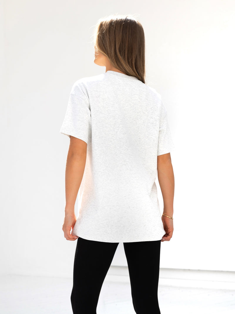 Sami Oversized T-Shirt - Marl White