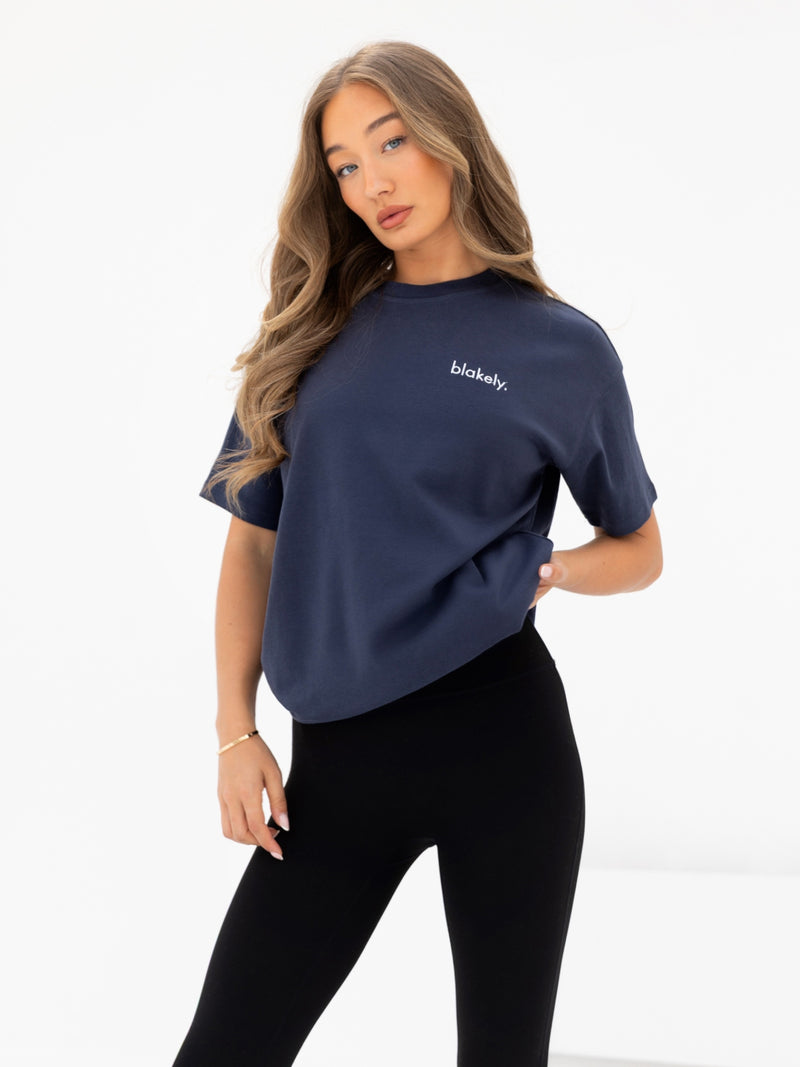 Sami Oversized T-Shirt - True Navy