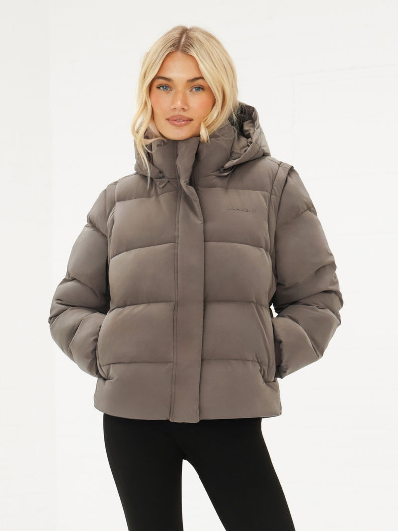 Multiway Puffer Coat 2 - Light Brown