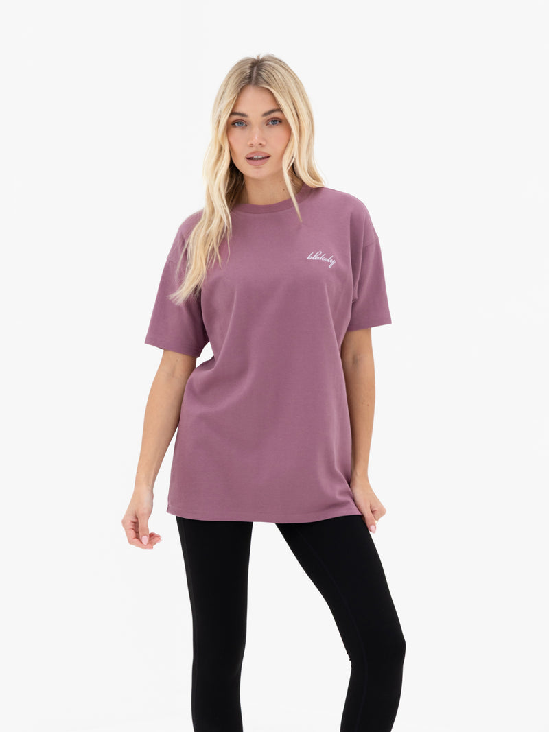 Mindy Oversized T-Shirt - Dusty Rose