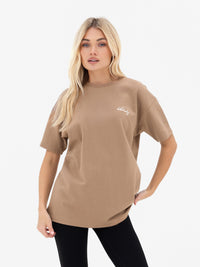 Mindy Oversized T-Shirt - Tan