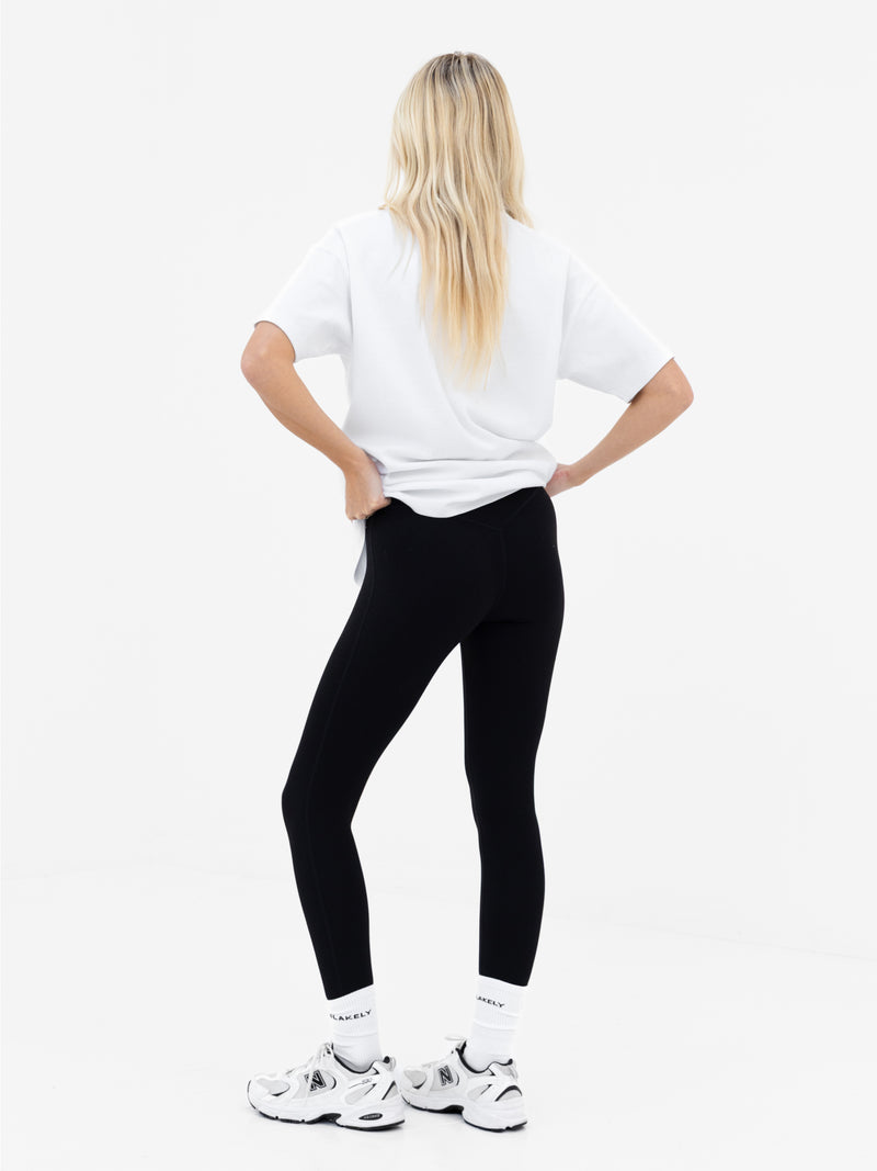 Mindy Oversized T-Shirt - White & Warm Olive