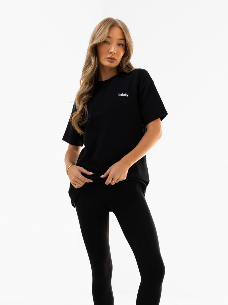 Jada Oversized T-Shirt - Black