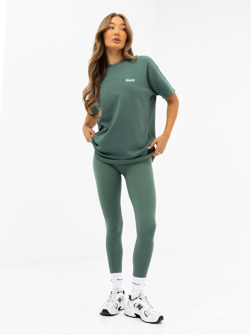 Jada Oversized T-Shirt - Vintage Green