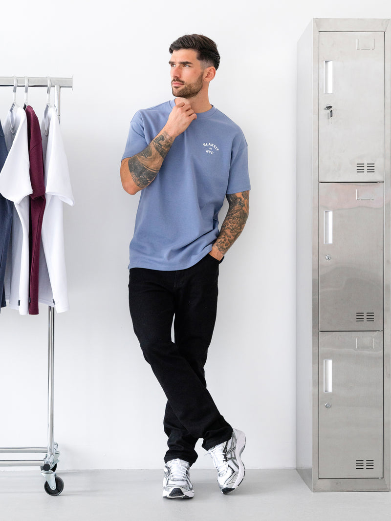NYC Relaxed T-Shirt - Cloudy Blue