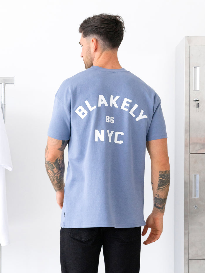 NYC Relaxed T-Shirt - Cloudy Blue