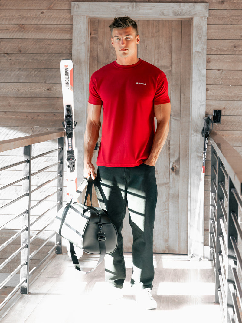 Sonny Ski Relaxed T-Shirt - Red