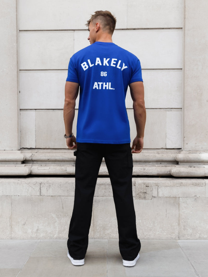 Niko Relaxed T-Shirt - Cobalt Blue