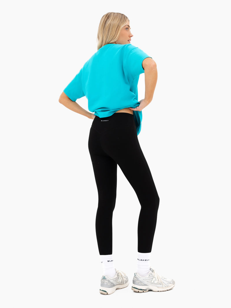 Lila Oversized T-Shirt - Aqua