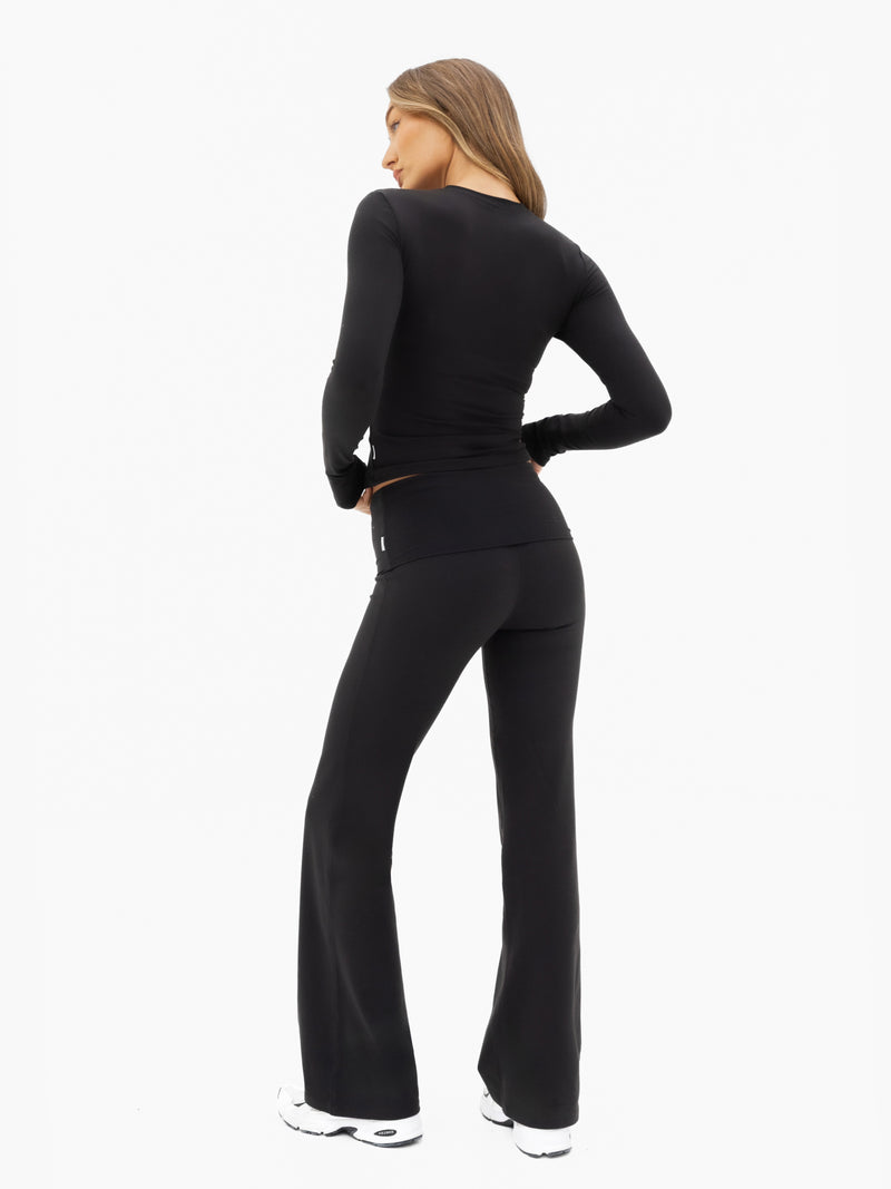 Lucia Long Sleeve Top - Black