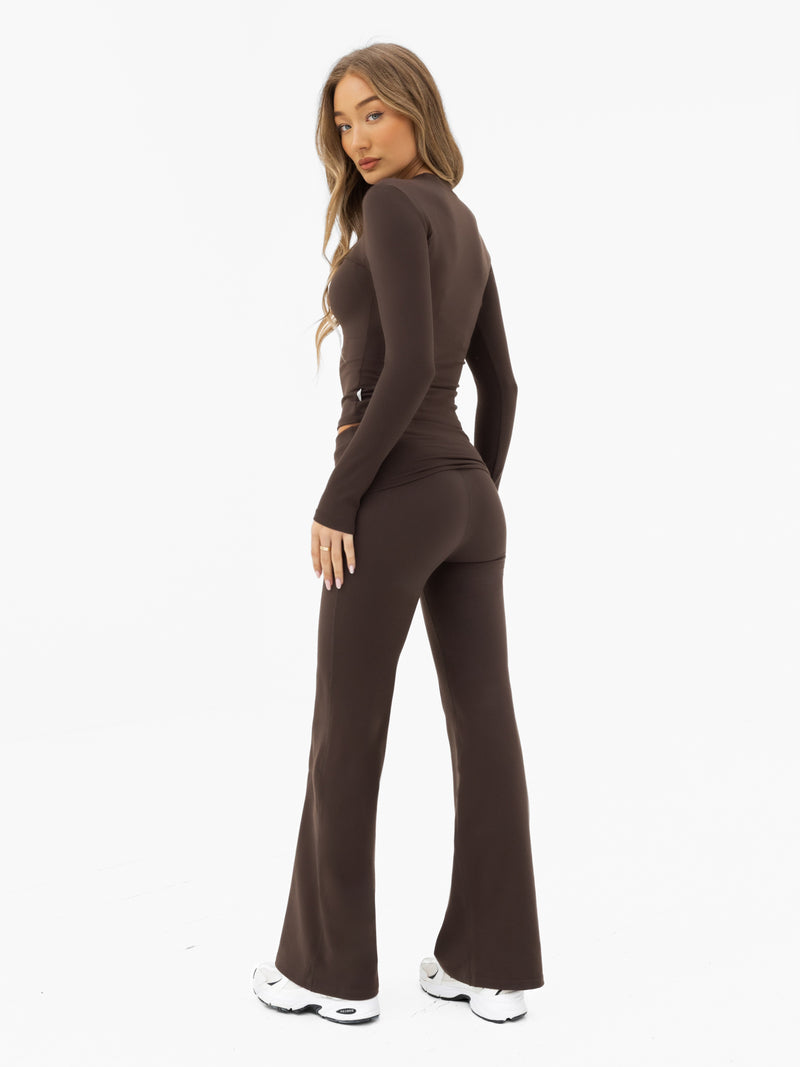 Ultimate Soft Lifestyle Flares - Chocolate Brown