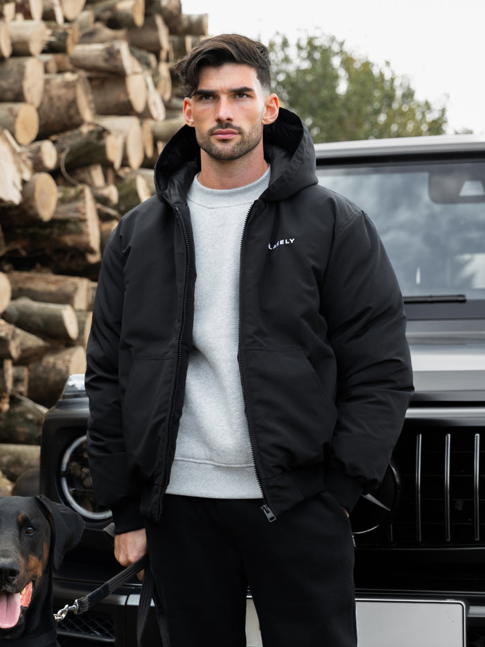 Layton Hooded Jacket - Black