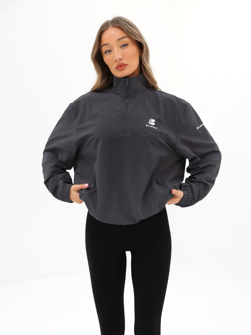 Apex Tech 1/4 Zip Sweater - Charcoal